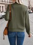 Blousons Décontracté Plain Automne Sweat-shirt à Capuche Naturel Micro-élasticité Quotidien Régulier Épaissi pour Femmes