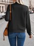 Blousons Décontracté Plain Automne Sweat-shirt à Capuche Naturel Micro-élasticité Quotidien Régulier Épaissi pour Femmes
