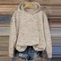 à Capuche Femmes Décontracté Floral Printemps / Automne Sweat-shirt à Capuche Micro-élasticité Quotidien Manches Longues Régulier Droit
