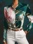Chemises Femmes Décontracté Printemps / Automne Motif dégradé Polyester Aucune élasticité Quotidien Régulier Droit T.-N.-L.