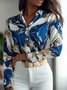 Chemises Femmes Décontracté Printemps / Automne Motif dégradé Polyester Aucune élasticité Quotidien Régulier Droit T.-N.-L.