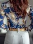 Chemises Femmes Décontracté Printemps / Automne Motif dégradé Polyester Aucune élasticité Quotidien Régulier Droit T.-N.-L.
