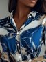 Chemises Femmes Décontracté Printemps / Automne Motif dégradé Polyester Aucune élasticité Quotidien Régulier Droit T.-N.-L.