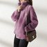 Kimono Femmes Décontracté Plain Printemps / Automne Naturel Micro-élasticité Faire la navette Ample Régulier Droit