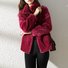 Kimono Femmes Décontracté Plain Printemps / Automne Naturel Micro-élasticité Faire la navette Ample Régulier Droit