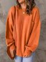 Pulls Femmes Décontracté Plain Printemps / Automne Micro-élasticité Quotidien Manches Longues Col Rond Fil/fil de laine Régulier