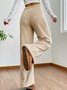 Pantalons Femmes Décontracté Plain Printemps / Automne Naturel Aucune élasticité Quotidien Ample Long Régulier