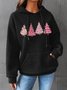 à Capuche Femmes Décontracté Printemps / Automne Sapin de Noël Polyester Sweat-shirt à Capuche Quotidien Ample Manches Longues Régulier