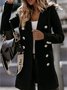 Blazers Décontracté Plain Printemps / Automne Polyester Micro-élasticité Quotidien Manches Longues Régulier Régulier pour Femmes