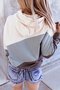 Sweat-shirts Femmes Décontracté Bloc de Couleur Printemps / Automne Polyester Zip Quotidien Ample Régulier Régulier