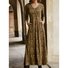 Robes Femmes Décontracté Floral Printemps / Automne Quotidien Coupe Régulière Jersey Maxi Régulier Non