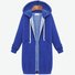 Manteaux Femmes Décontracté Plain Hiver Polyester Sweat-shirt à Capuche Poids lourd Coupe Régulière Manches Longues Droit