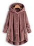 Caniche Blousons Femmes Décontracté Plain Hiver Sweat-shirt à Capuche Naturel Domestique Ample Manches Longues Mi-long