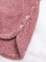 Caniche Blousons Femmes Décontracté Plain Hiver Sweat-shirt à Capuche Naturel Domestique Ample Manches Longues Mi-long