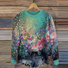 Pulls Femmes Simple Abstrait Hiver Poids lourd Micro-élasticité Quotidien Manches Longues Col Rond Droit