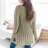 Pulls Décontracté Plain Printemps / Automne Quotidien Manches Longues Col Rond Fil/fil de laine Régulier Régulier pour Femmes