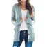 Pulls Décontracté Plain Printemps / Automne Quotidien Manches Longues Col Rond Fil/fil de laine Régulier Régulier pour Femmes