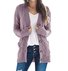 Pulls Décontracté Plain Printemps / Automne Quotidien Manches Longues Col Rond Fil/fil de laine Régulier Régulier pour Femmes