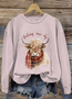 Sweat-shirts Femmes Décontracté Imprimé d'Animal Printemps / Automne Quotidien Coupe Régulière Manches Longues Régulier Trapèze Régulier