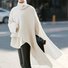 Pulls Décontracté Plain Printemps / Automne Micro-élasticité Quotidien Ample Régulier Droit Régulier pour Femmes