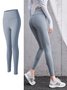 Pantalons de Survêtement & joggeurs Décontracté Plain Printemps / Automne Polyester Naturel Serré Pantalon à la cheville Régulier Élasticité moyenne pour Femmes