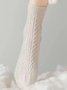 Chaussettes Décontracté Plain Toutes Les Saisons Polyester Anti-bactérien Quotidien Chaussettes sur le mollet Régulier pour Femmes