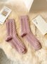 Chaussettes Décontracté Plain Toutes Les Saisons Polyester Anti-bactérien Quotidien Chaussettes sur le mollet Régulier pour Femmes