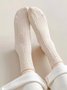 Chaussettes Décontracté Plain Toutes Les Saisons Polyester Anti-bactérien Quotidien Chaussettes sur le mollet Régulier pour Femmes