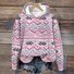 Sweat-shirts Décontracté Noël Printemps / Automne Polyester Sweat-shirt à Capuche Micro-élasticité Quotidien Manches Longues Régulier pour Femmes