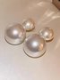 Boucles d'Oreilles Plain Toutes Les Saisons Élégant Quotidien Goujon Résine pour Femmes
