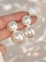 Boucles d'Oreilles Plain Toutes Les Saisons Élégant Quotidien Goujon Résine pour Femmes