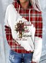 à Capuche Décontracté Printemps / Automne Lettres de texte Polyester Quotidien Manches Longues Régulier Trapèze Régulier pour Femmes