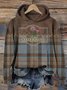 à Capuche Femmes Décontracté Printemps / Automne Lettres de texte Coton Sweat-shirt à Capuche Quotidien Manches Longues Régulier Trapèze