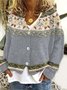 Cardigans Décontracté Ethnique Hiver Quotidien Manches Longues Régulier Épaissi Droit Élasticité moyenne pour Femmes