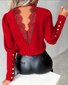 Chemisiers Femmes Décontracté Plain Printemps / Automne Polyester Quotidien Ample Régulier Boucle Faux Col