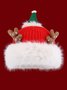 Bonnets Décontracté Bloc de Couleur Toutes Les Saisons Acrylique Poids lourd Vacances Fourrure Noël chaleur pour Femmes