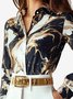 Chemises Femmes Décontracté Printemps / Automne Motif dégradé Polyester Aucune élasticité Quotidien Régulier Droit T.-N.-L.
