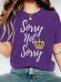 T-shirts Femmes Rétro La peinture Été Coton Coupe Régulière Manches Courtes Col Rond Régulier Trapèze