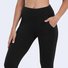 Pantalons De Yoga Femmes Décontracté Plain Hiver Polyester Taille Moyenne Pantalon à la cheville Legging Élasticité moyenne en Toison