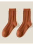 Chaussettes Décontracté Plain Toutes Les Saisons Polyester Anti-bactérien Quotidien Chaussettes sur le mollet Régulier pour Femmes
