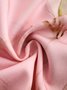Ensembles deux pièces Décontracté Floral Printemps Léger Maxi Fibre de polyester Trois quarts Coupe H-Line pour femme