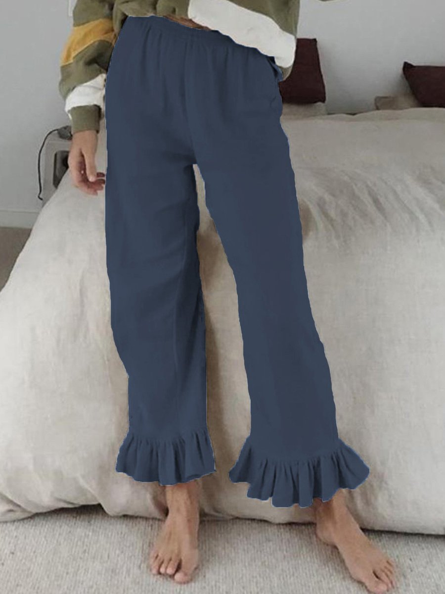 navy blue plus size pants