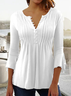 T-shirt Femme Décontracté Plaine L'  Lache Jersey Régulier A-Ligne Régulier