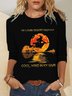 Chemises Femmes Printemps / Automne Simple Toussaint Léger Quotidien Coupe Régulière en Mélangé de Coton Régulier Droit