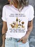 T-shirts Femmes Décontracté Été Drapeau des États-Unis Aucune élasticité Quotidien Manches Courtes Col Rond Droit Régulier