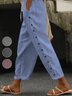 Pantalons Femmes Rayé Décontracté Printemps / Automne Polyester Naturel Quotidien Standard Pantalon droit Couture de poche