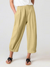 Pantalons Femmes Décontracté Plain Printemps / Automne Coton Naturel Quotidien Ample Long Régulier
