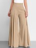 Pantalons Femmes Décontracté Plain Printemps / Automne Polyester Aucune élasticité Quotidien Ample Long Droit