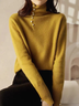 Pulls Femmes Décontracté Plain Printemps / Automne Micro-élasticité Quotidien Ample Manches Longues Droit Régulier