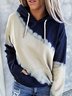 Sweat-shirts Femmes Décontracté Bloc de Couleur Printemps / Automne Polyester Zip Quotidien Ample Régulier Régulier